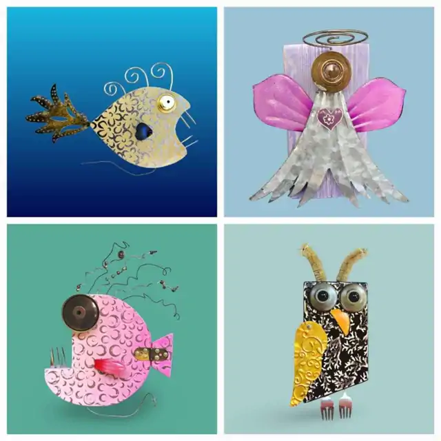 ReImagined  Upcycled Art 